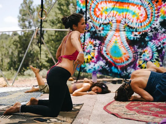 Chata facilitating somatic release in circle