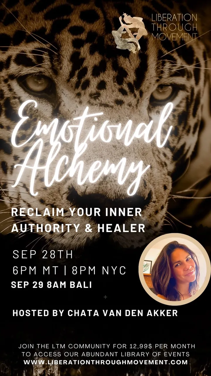 Emotional Alchemy: Reclaim Your Inner Authority & Healer — Liberation Through Movement