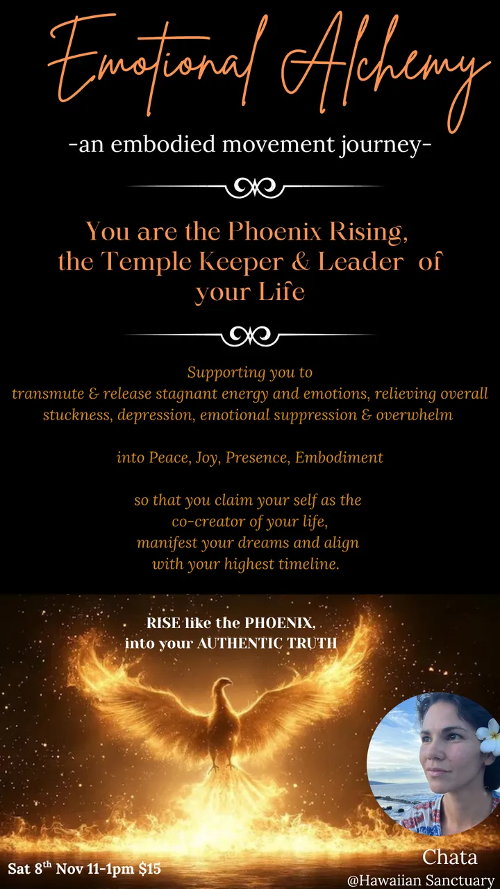 Emotional Alchemy: Phoenix Rising — Hawaiian Sanctuary, Pahoa